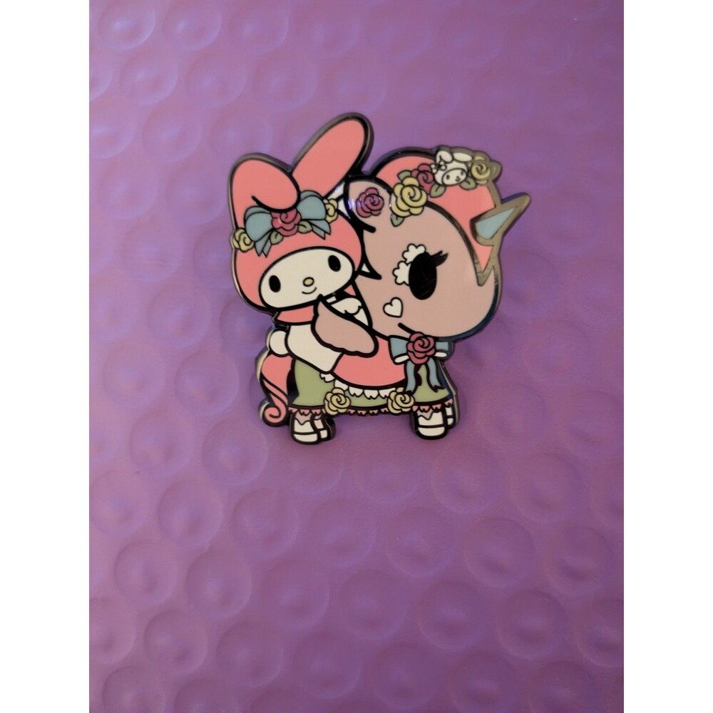 Tokidoki x Kuromi And My Melody Garden Tea Party Series Tokidoki 1-Inch Pin